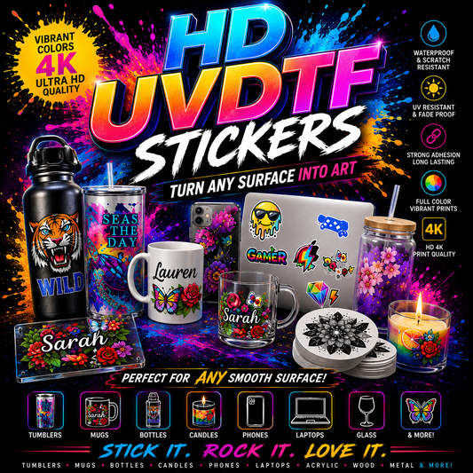 HD 4K UV DTF Sticker Gang Sheet - Upload Your Pre-Made Gang Sheet